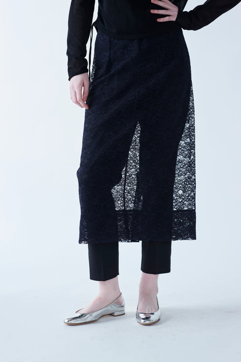 【GISELe4月号掲載】modern lace I-line skirt